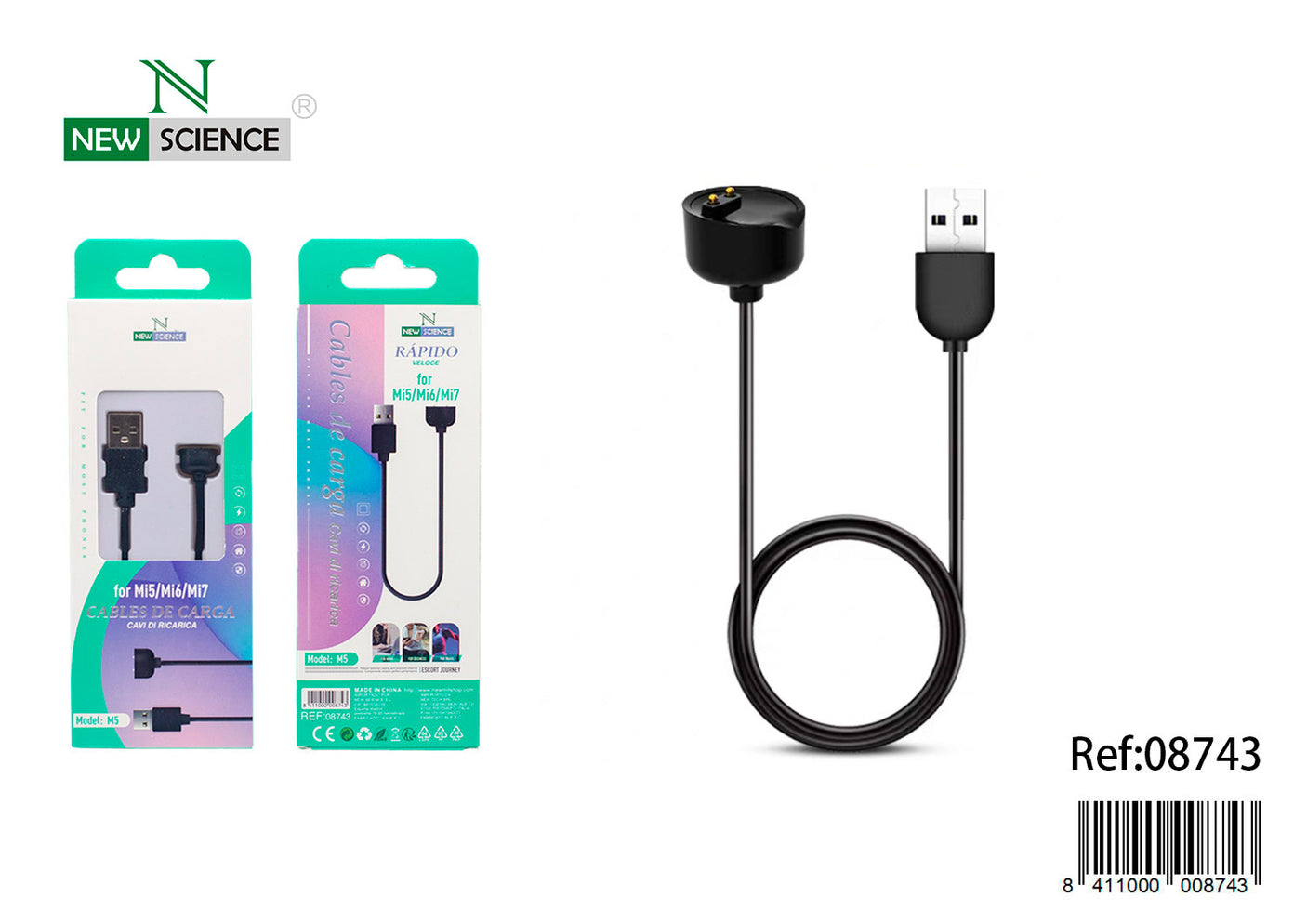 Cable de Carga Mi Band 5/6