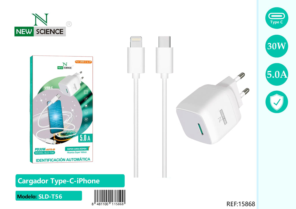 PD USB-C Charger for iPhone 30W SLD-T56