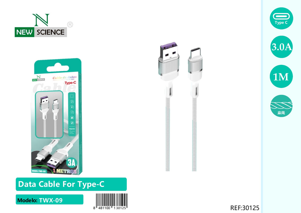 Cable USB a iPhone 3A 1M TWX-10