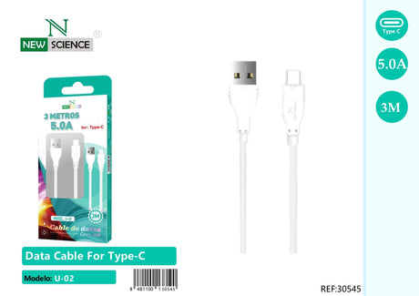 USB to Type C Cable 5A U-02