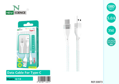 USB to Type C Cable 5A U-12