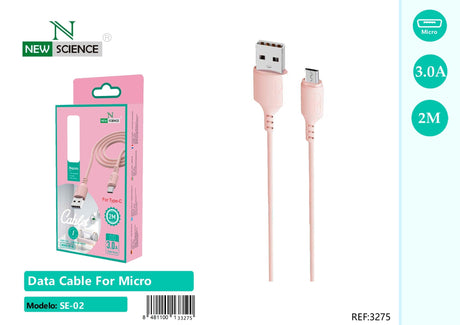 Cable USB a Micro 2.4A SE-02