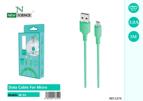 Cable USB a Micro 2.4A SE-02