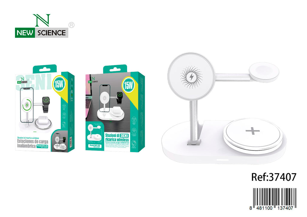 Wireless Charging Station 15W 3in1 WX-26