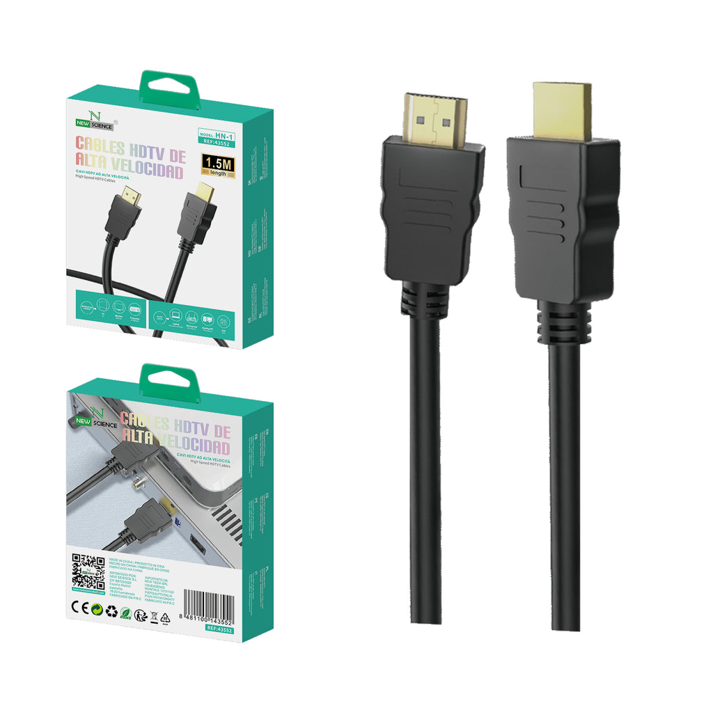 Cable HDMI 2.0V 1.5M Modelo:HN-1