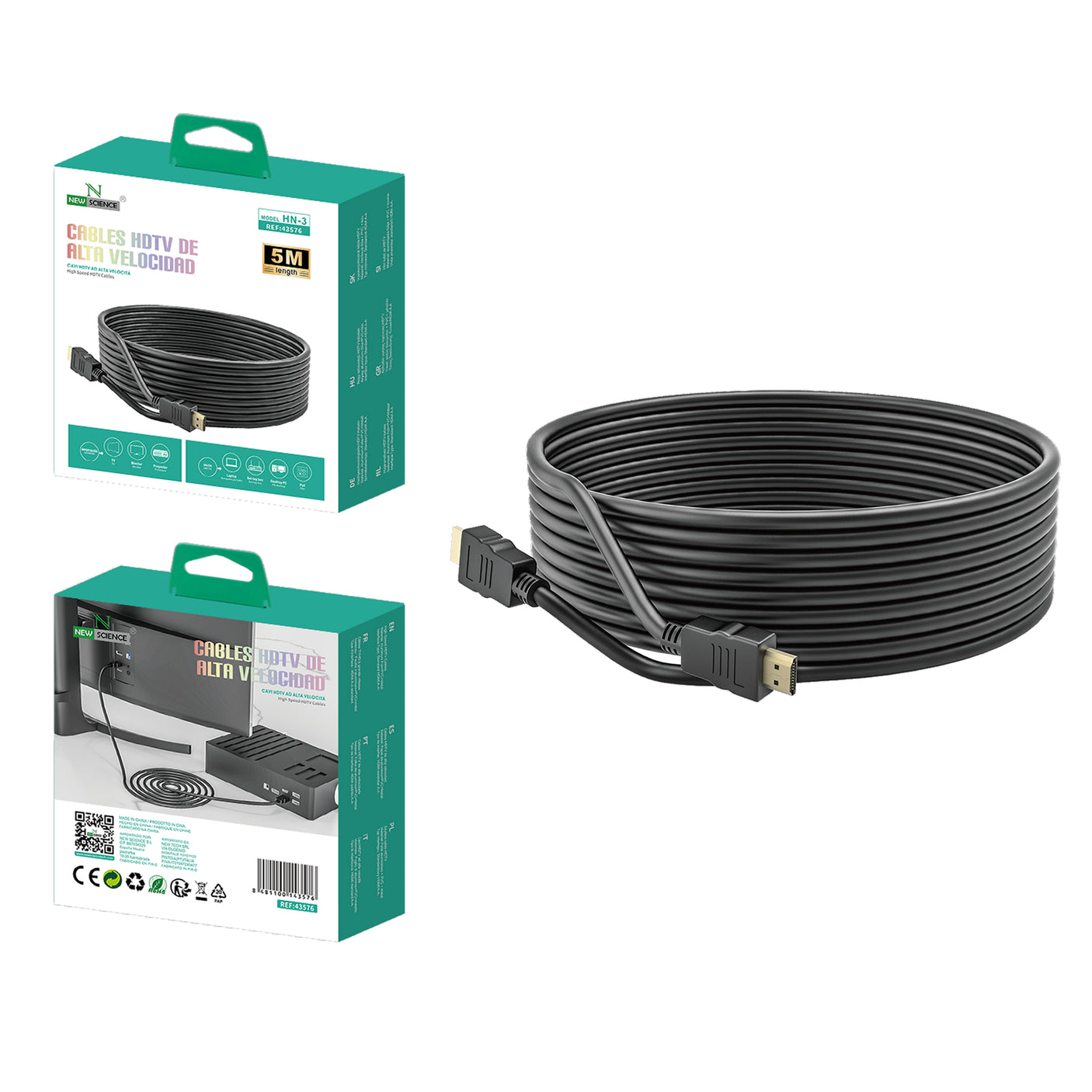 Cable HDMI 5M Modelo:HN-3