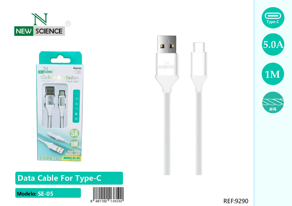 USB to Type C Cable 5A 1M SE-05