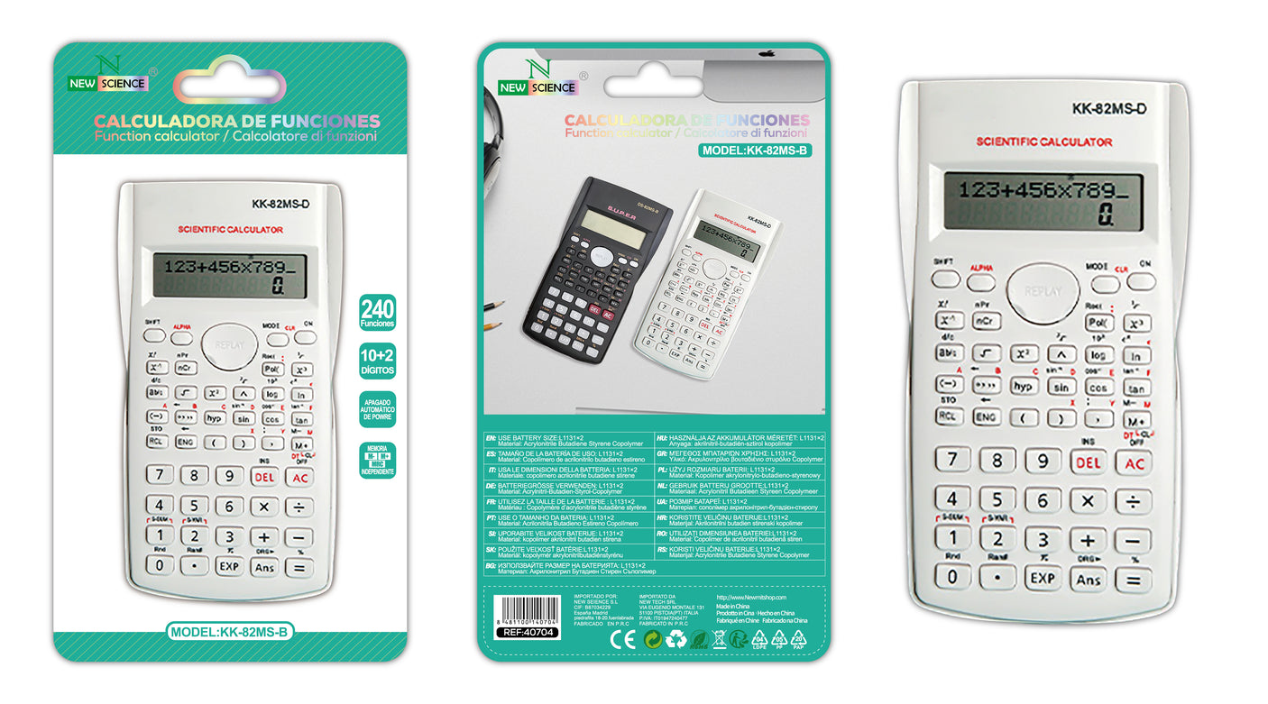 Calculadora Científica KK-82MS-B