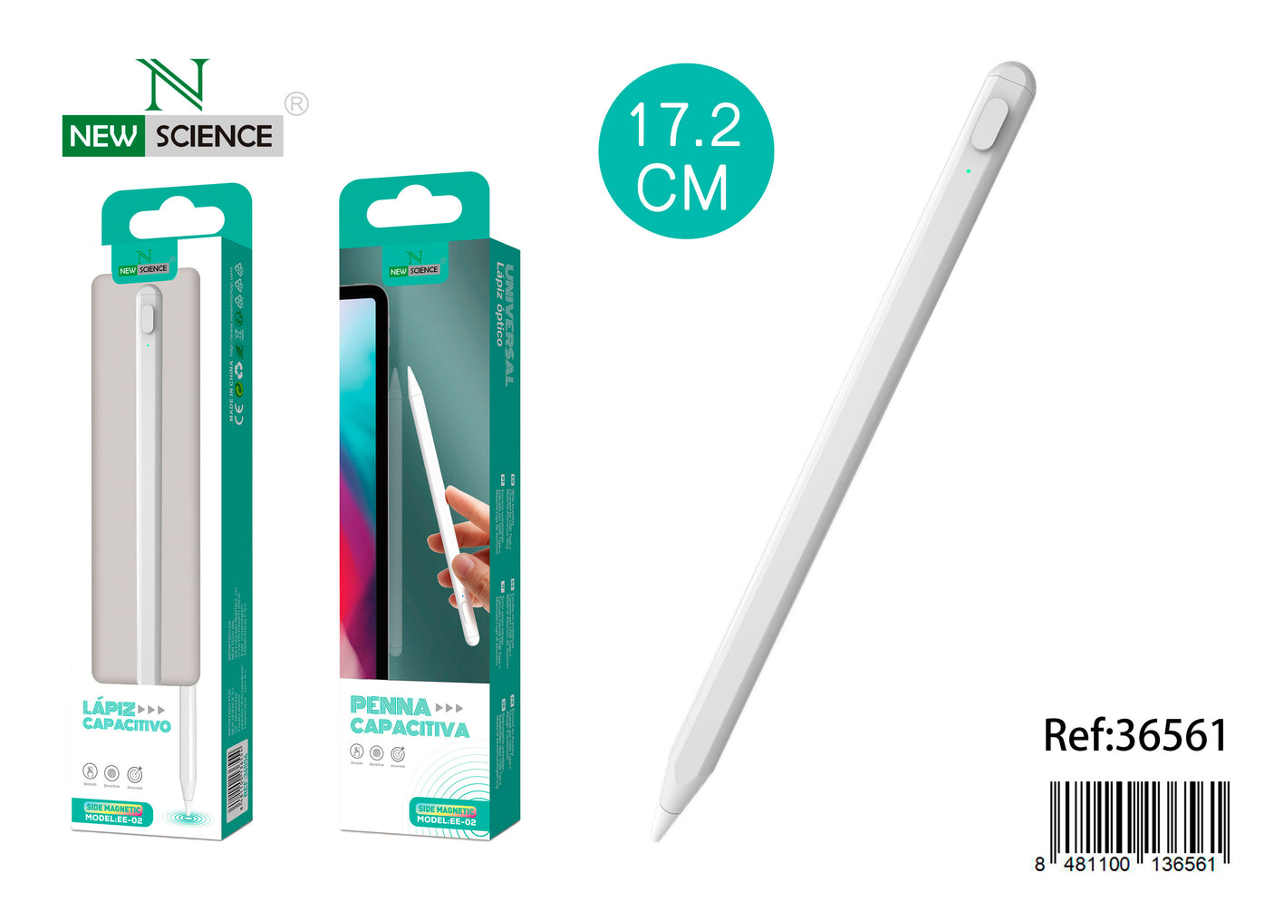 Magnetic Stylus Pen 17.2CM EE-02 (Suitable for iPad)