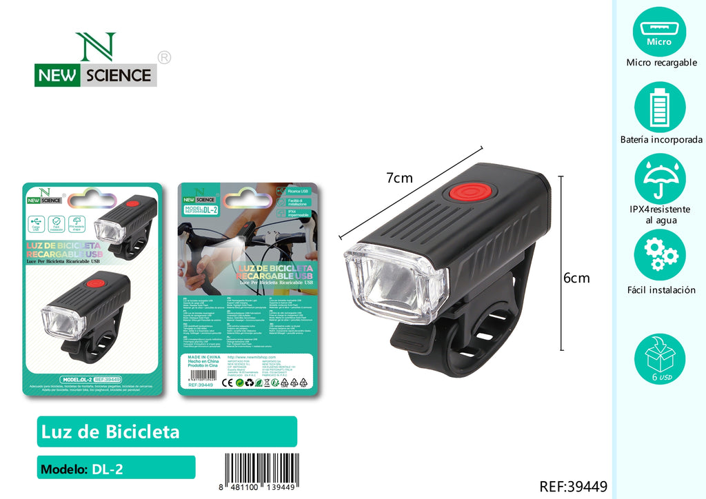 DL-2 Bicycle Flashlight