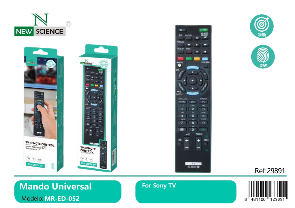 Mando Remoto TV Sony MR-ED052