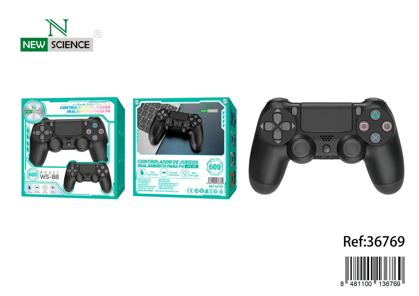 Controller for PS4 WS-88