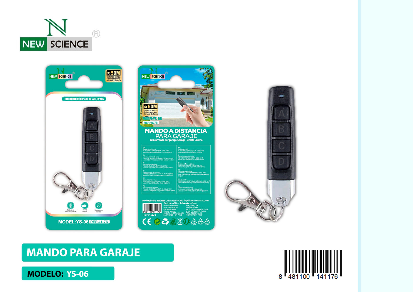 YS-06 Garage Remote