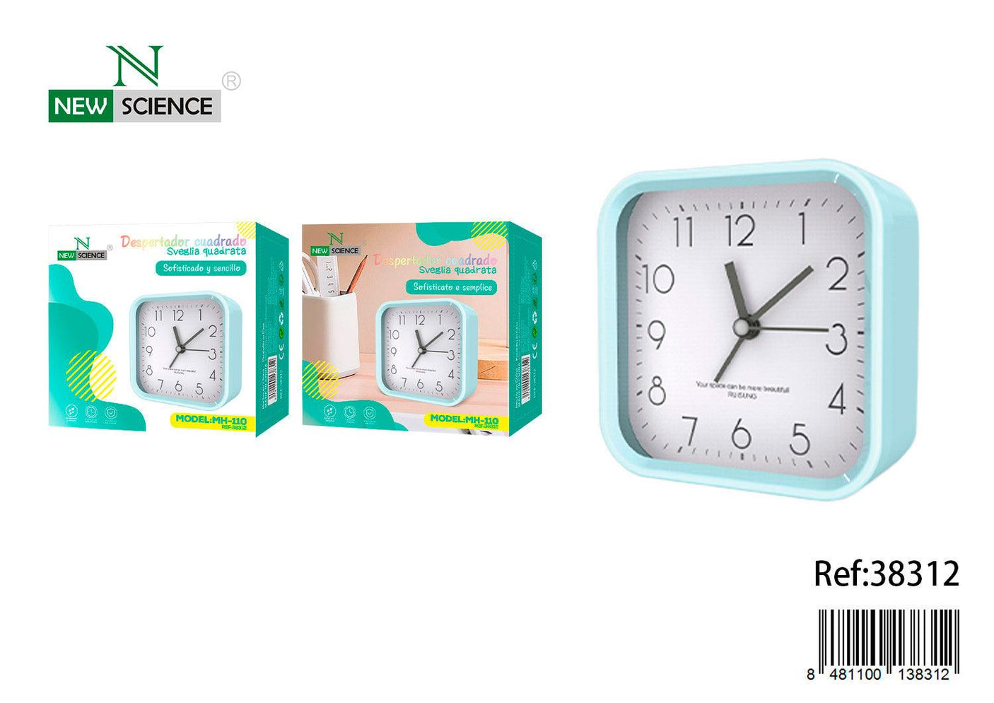 Reloj Despertador Analógico MH-110