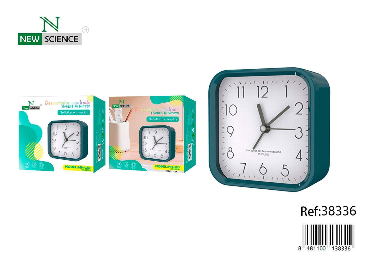 Reloj Despertador Analógico MH-110