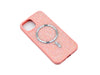 Samsung S24 Carcasa Magsafe con Purpurina Diamantes Cromada