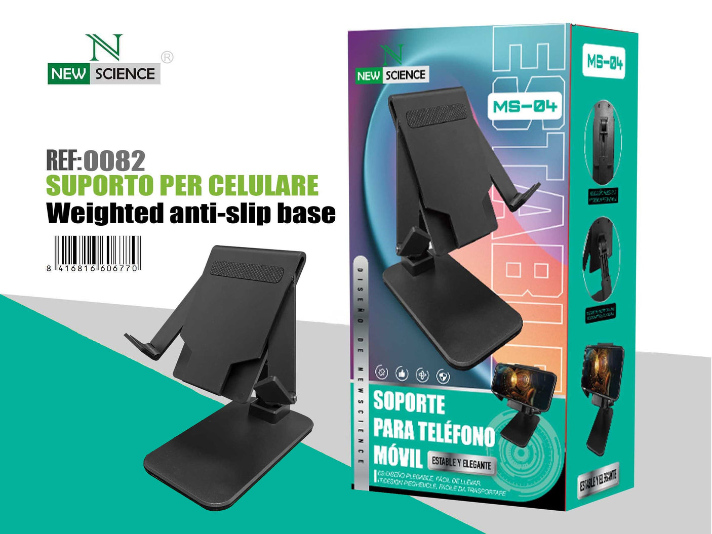 Soporte Móvil Ajustable MS-04