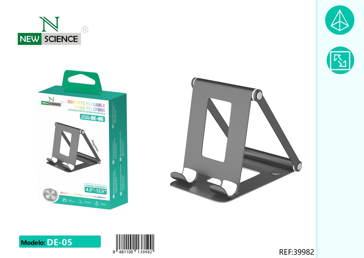 Mobile/Tablet Desk Stand DE-05