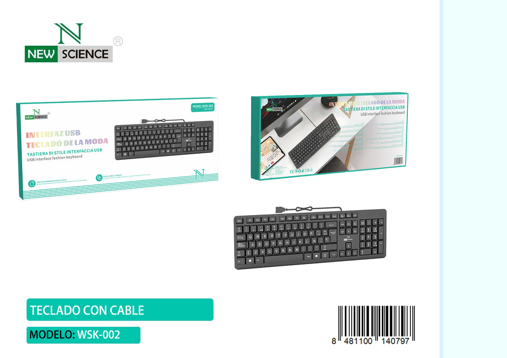 Teclado con Cable WSK-002