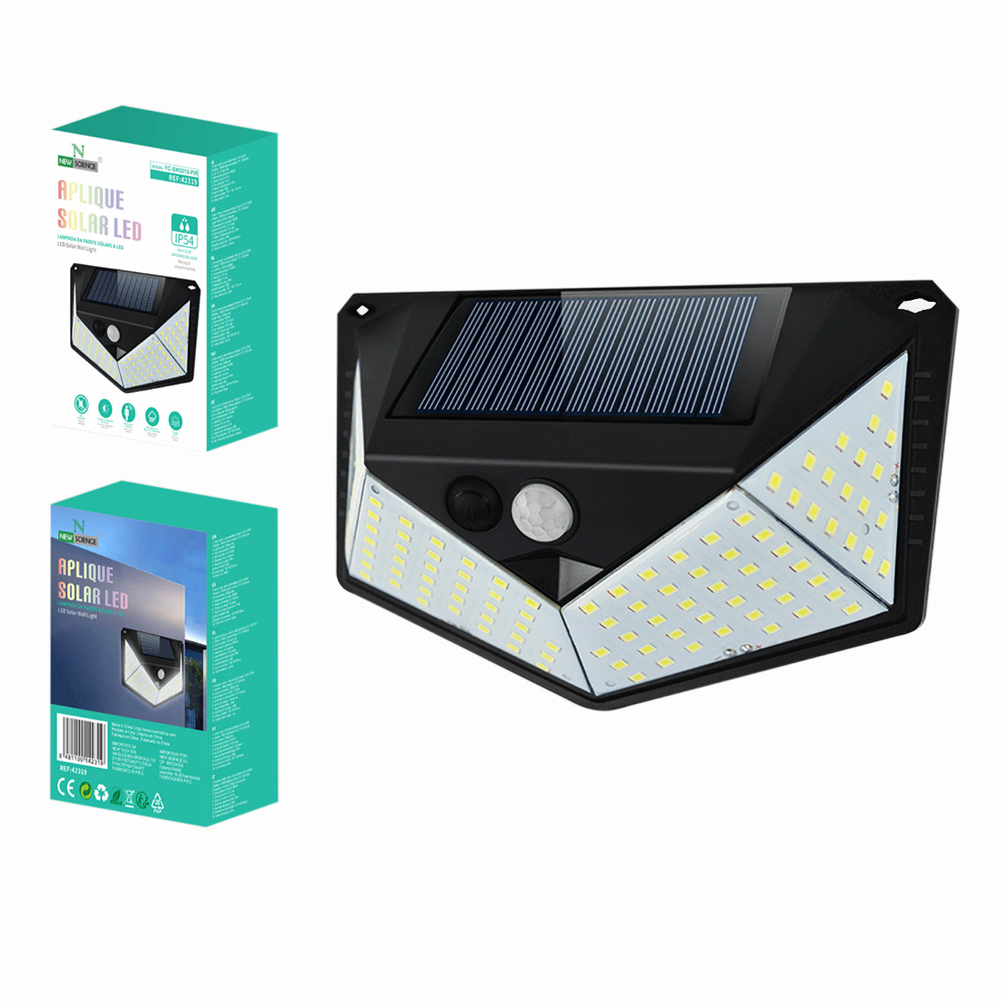 Outdoor LED Solar Lamp YC-SW2015-PIR