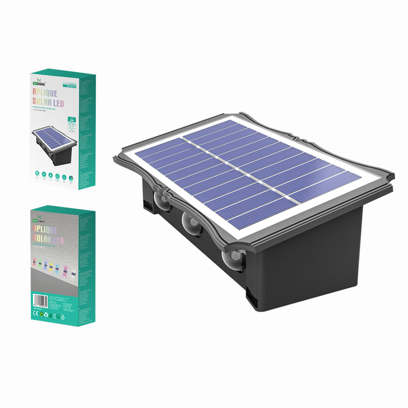 Lâmpada solar LED para exterior YC-SW2800-4