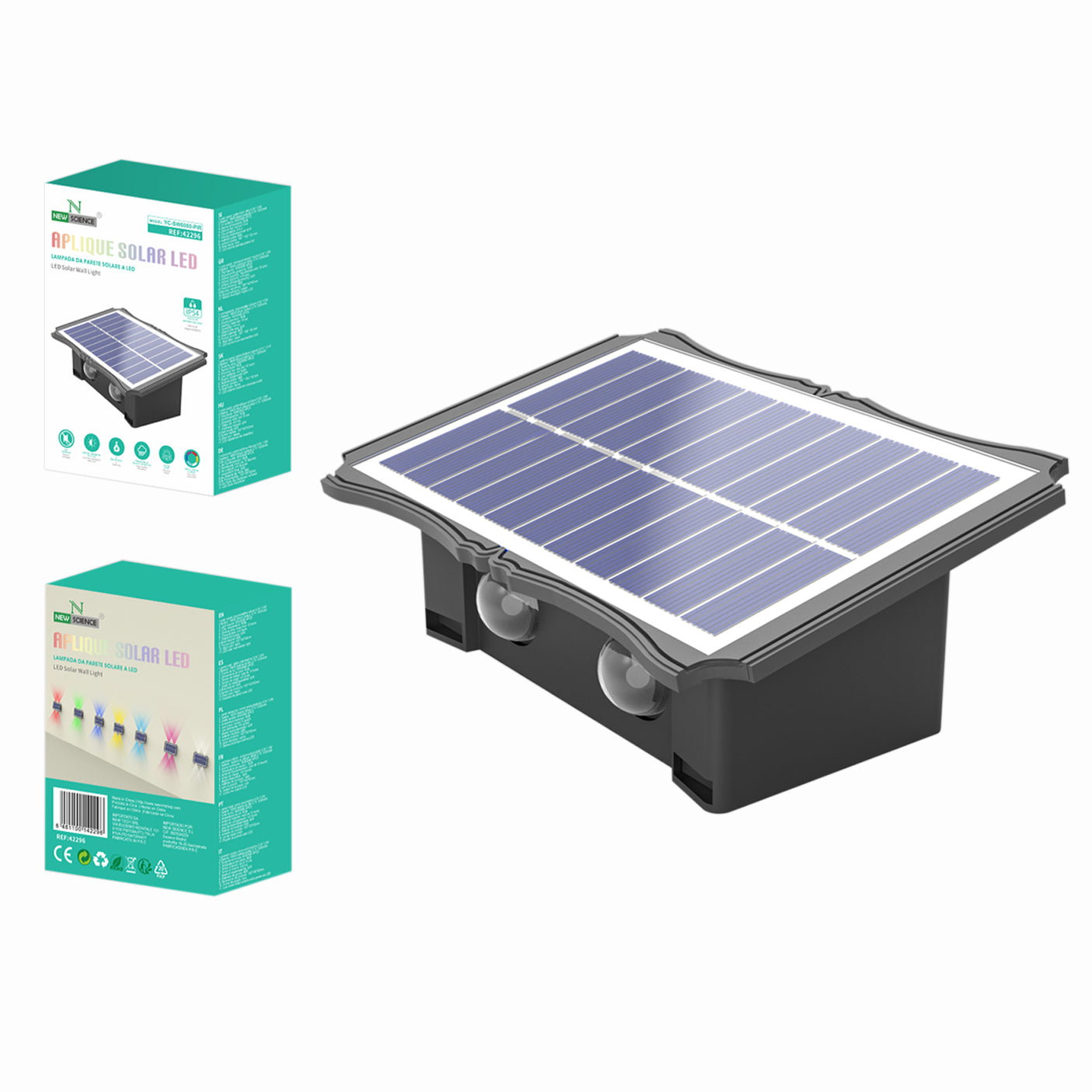 Outdoor LED Solar Lamp YC-SW6080-PIR